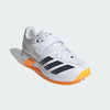 ADIDAS ADIPOWER INCURZA CRICKET SPIKED SHOE WHITE/ORANGE
