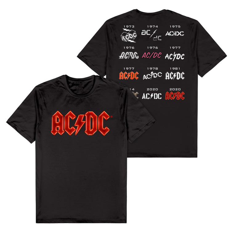ACDC 50 YEARS OF LOGO TEE