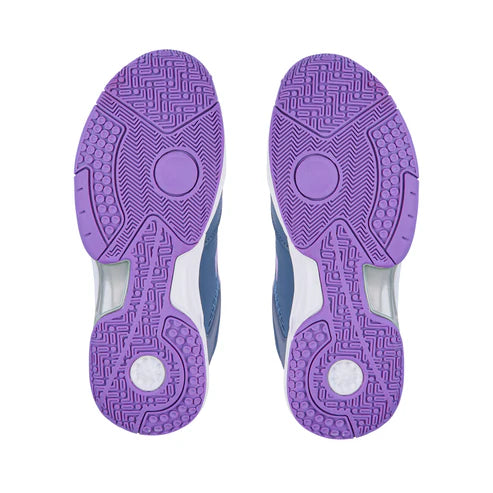 SFIDA Defend Ladies Netball Shoes Steel/Purple
