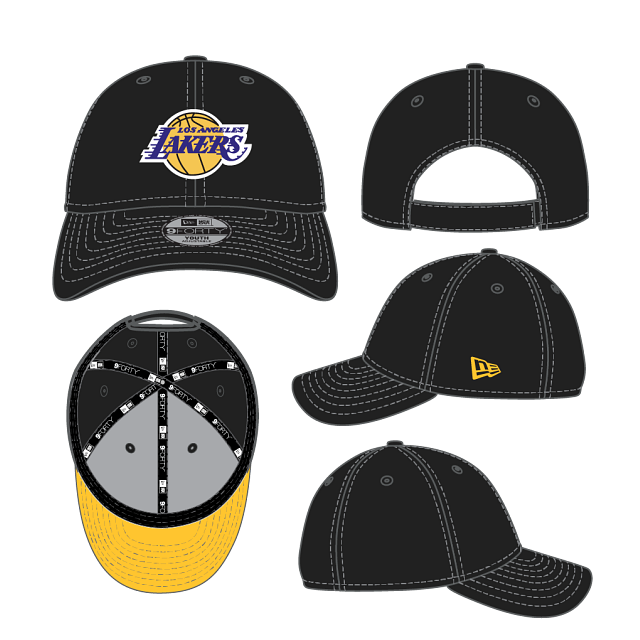 NEW ERA LA LAKERS 940 CLOTH STRAP