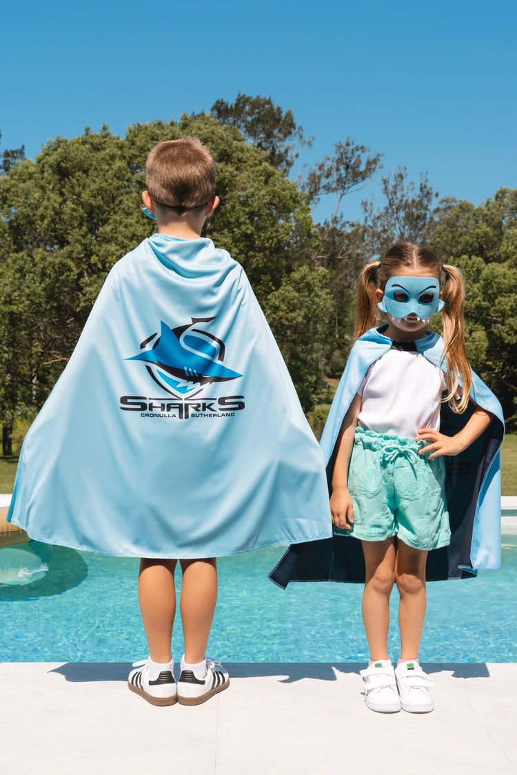 SHARKS MINI MASCOT CAPE