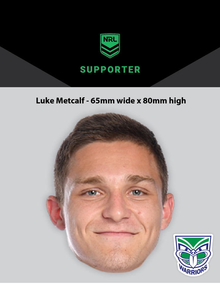 WARRIORS LUKE METCALF STICKER