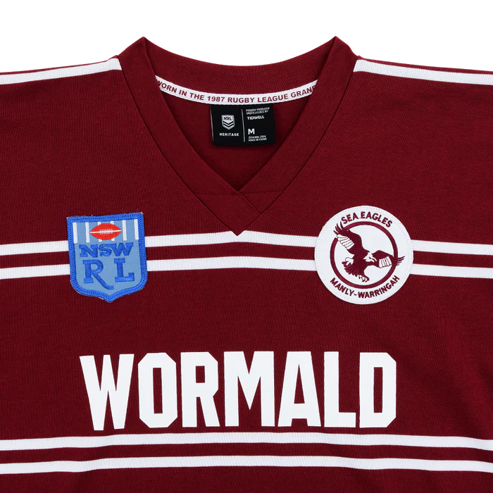 MANLY SEA EAGLES 1987 GRAND FINAL RETRO JERSEY