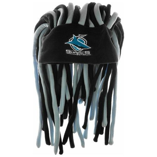 CRONULLA SHARKS DREADLOCK FUN HAT