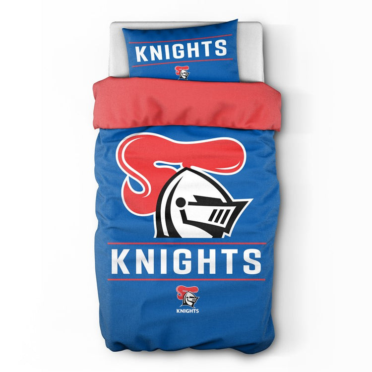KNIGHTS SINGLE QUILT COVER SET