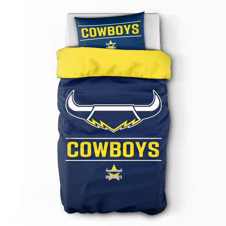 COWBOYS SINGLE QUILT COVER SET