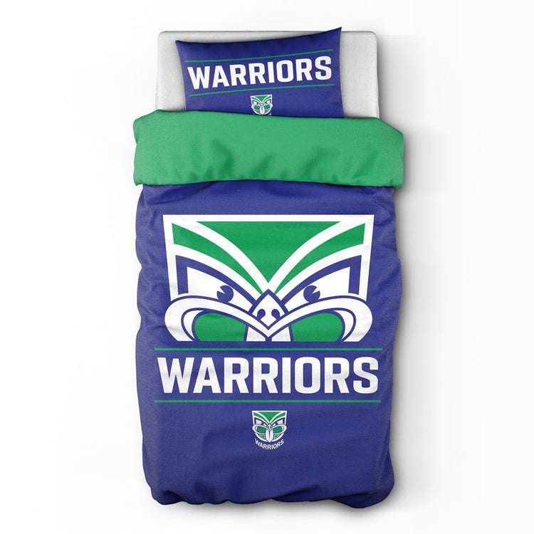 WARRIORS SINGLE QUILT COVER SET