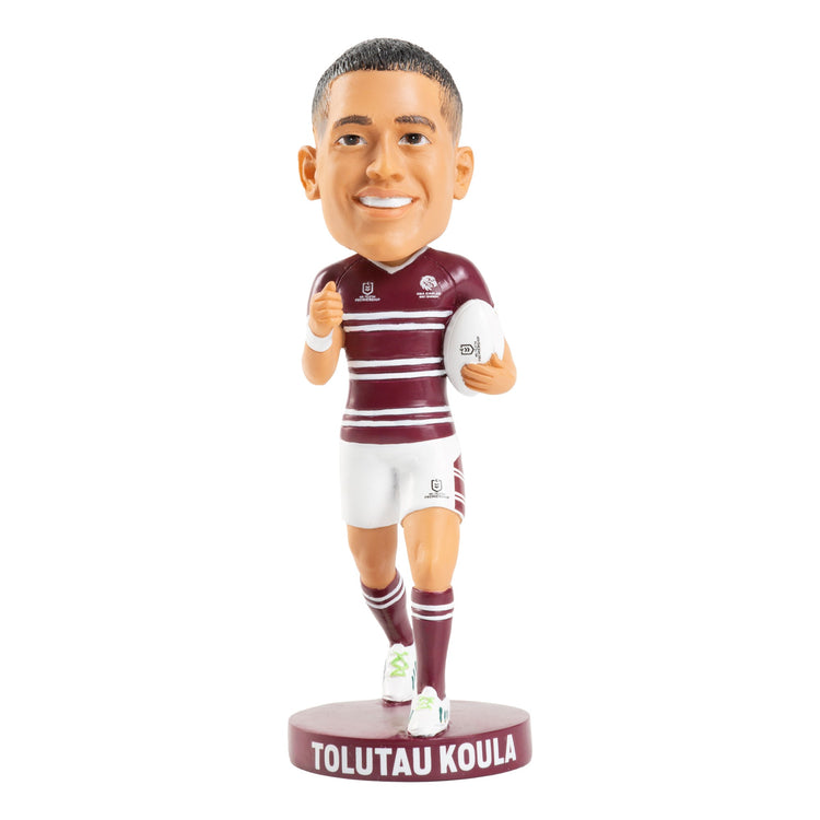 MANLY SEA EAGLES TOLU KOULA COLLECTABLE BOBBLEHEAD