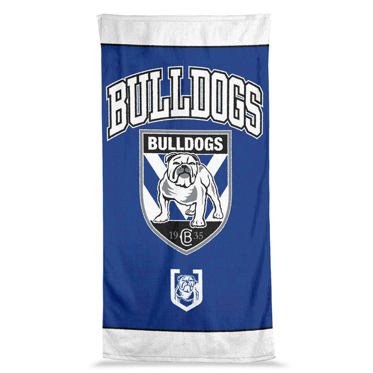 BULLDOGS JUMBO BEACH TOWEL