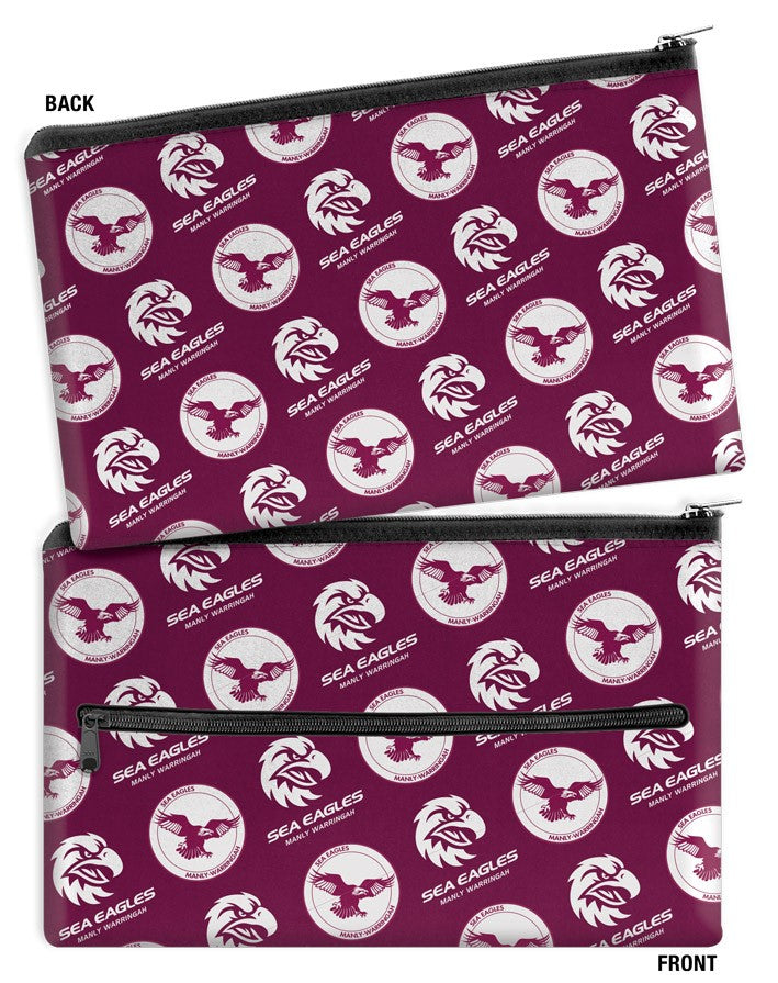 MANLY SEA EAGLES LARGE PENCIL CASE