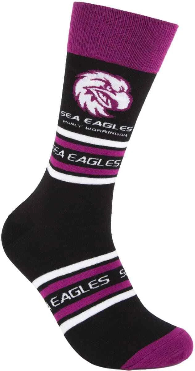 MANLY SEA EAGLES ORGANIC COTTON SOCKS