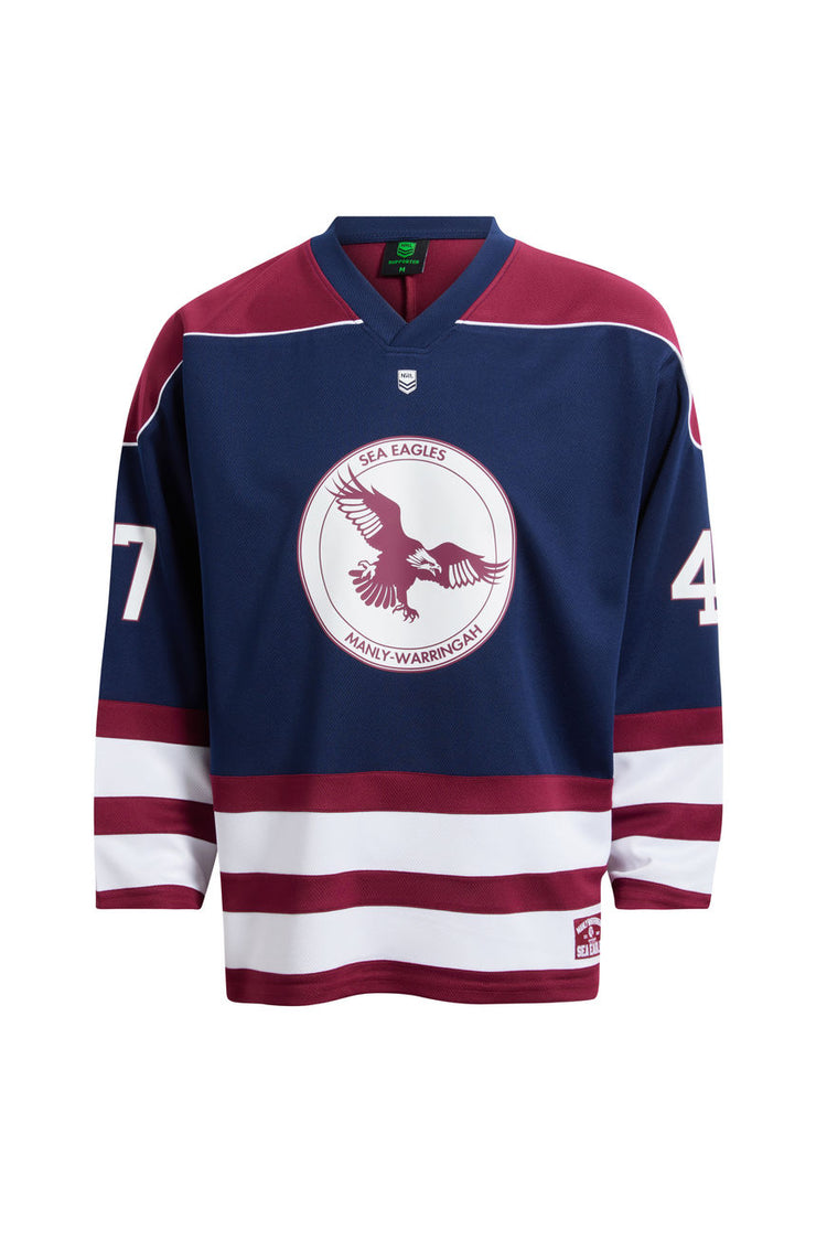 SEA EAGLES Hockey Long Sleeve Jersey Adult