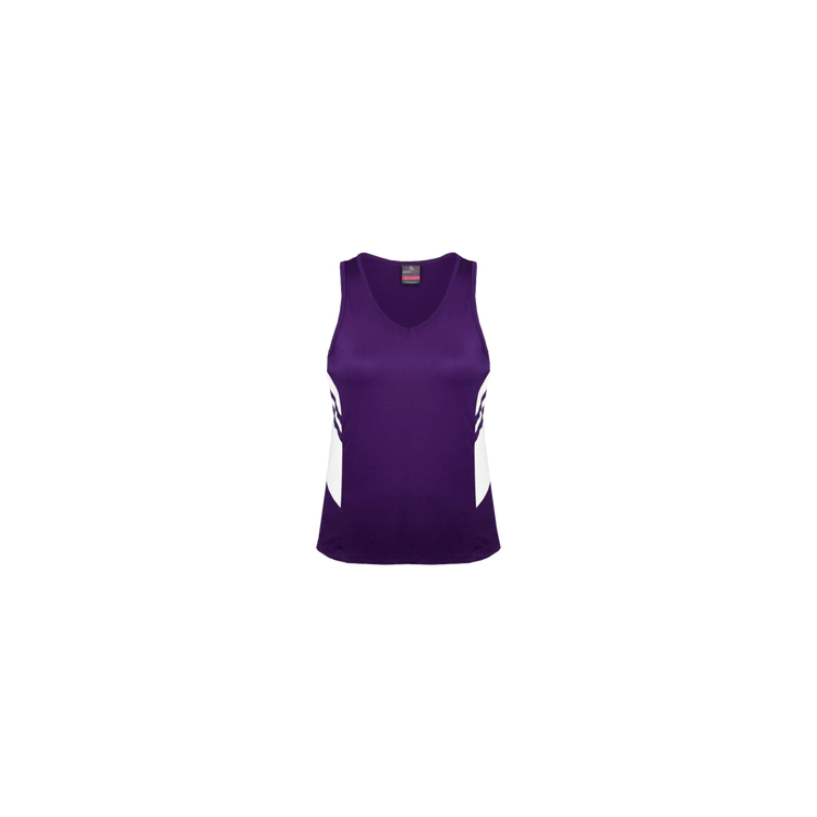 EVERYTHING SPORTS | Basic Singlet (Purple/White)
