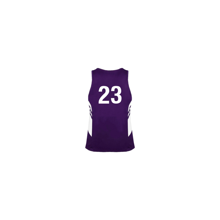 EVERYTHING SPORTS | Basic Singlet (Purple/White)