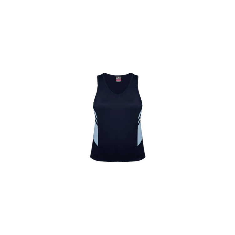 EVERYTHING SPORTS | Basic Singlet (Navy/Sky)