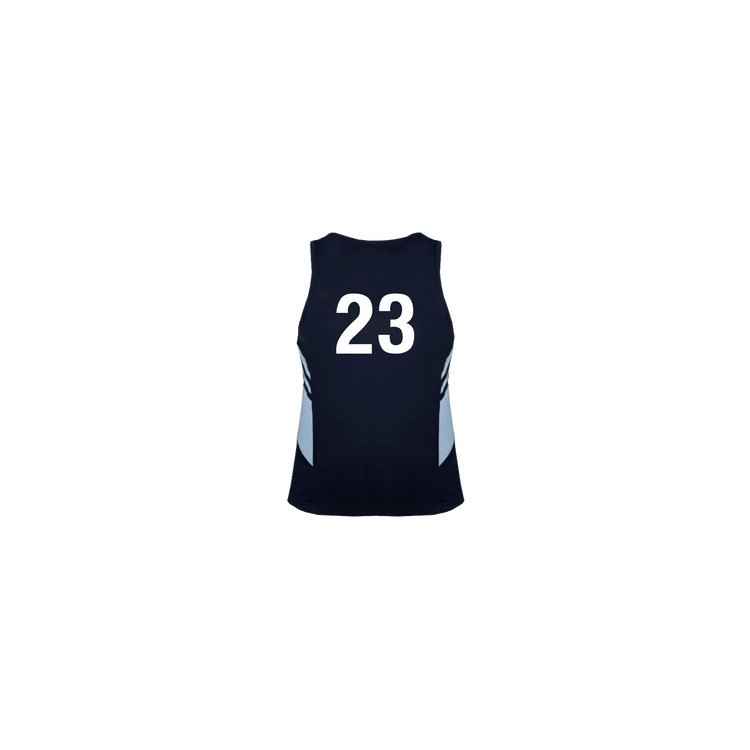 EVERYTHING SPORTS | Basic Singlet (Navy/Sky)
