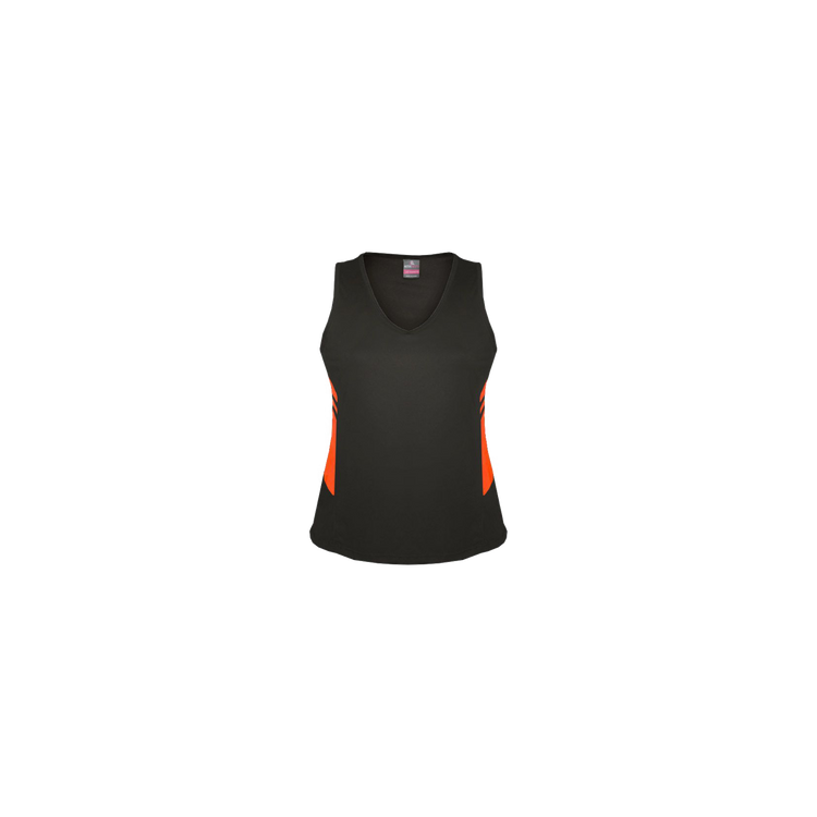 EVERYTHING SPORTS | Basic Singlet (Slate/Orange)