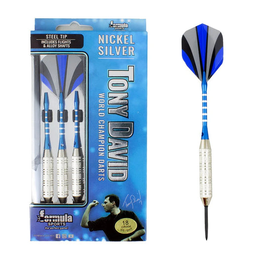 FORMULA SPORTS TONY DAVID NICKEL SILVER DARTS
