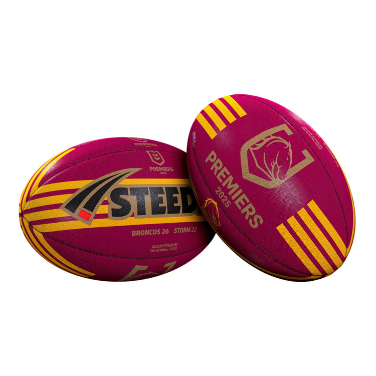 BRISBANE BRONCOS 2025 PREMIERSHIP BALL
