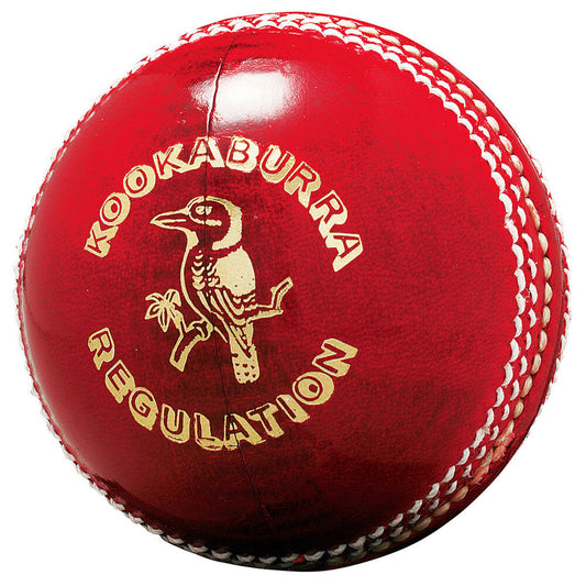 KOOKABURRA REGULATION 156g SENIOR CRICKET BALL RED