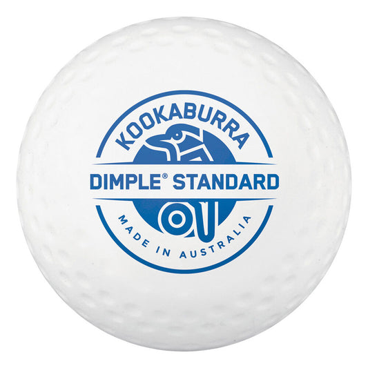 KOOKABURRA DIMPLE STANDARD HOCKEY BALL WHITE