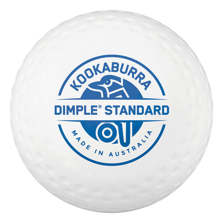 KOOKABURRA DIMPLE STANDARD HOCKEY BALL WHITE