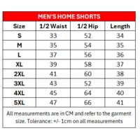 PERTH BEARS ADULTS HOME PLAYING SHORTS 2027