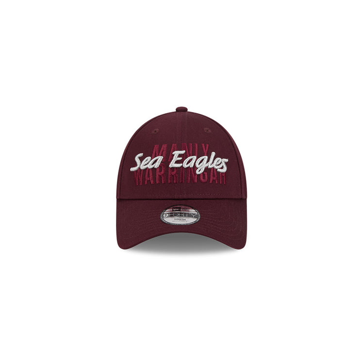 MANLY SEA EAGLES NEW ERA LIMITED EDITION 9 FORTY CLOTH STRAP - YOUTH
