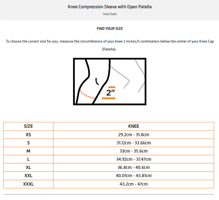 SHOCK DOCTOR KNEE SLEEVE/OPEN PATELLA