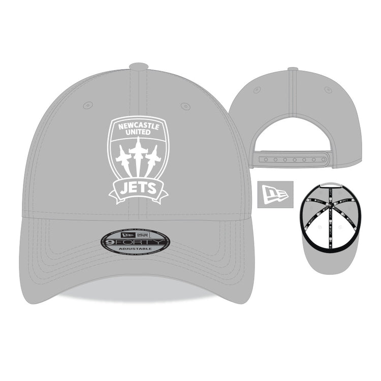 NEW ERA NEWCASTLE JETS CHROME CAP