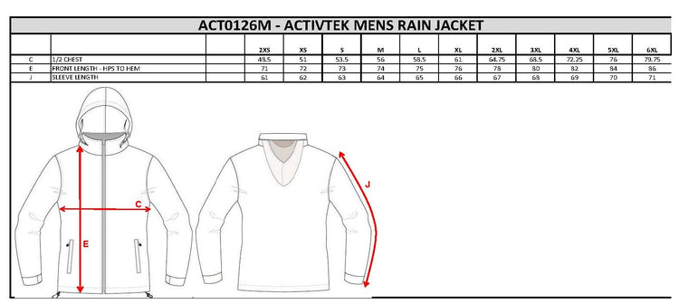 League Safe Rugby League | Light Weight Rain Jacket