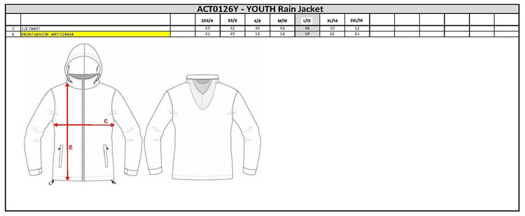 League Safe Rugby League | Light Weight Rain Jacket