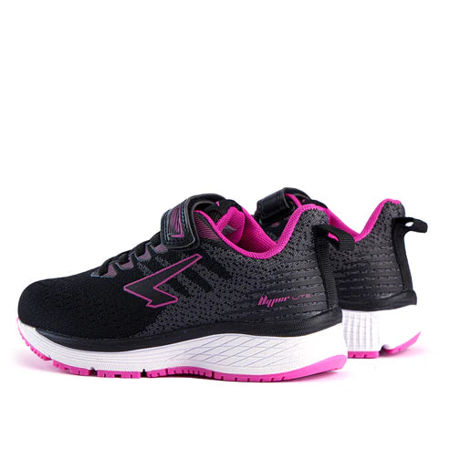 SFIDA Acute Girls Velcro Running Shoe Black/Fuchsia