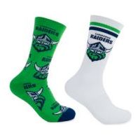RAIDERS CREW SOCKS 2 PACK