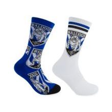 BULLDOGS CREW SOCKS 2 PACK
