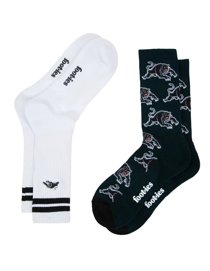 PANTHERS SNEAKER SOCKS 2 PACK