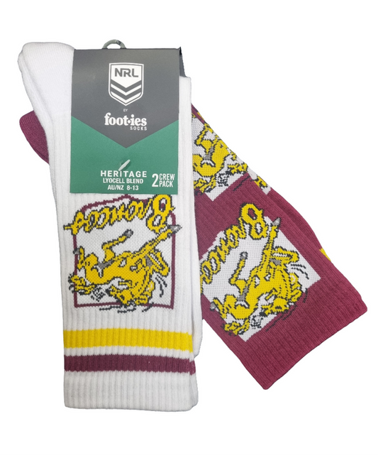 BRONCOS RETRO SNEAKER SOCKS 2 PACK