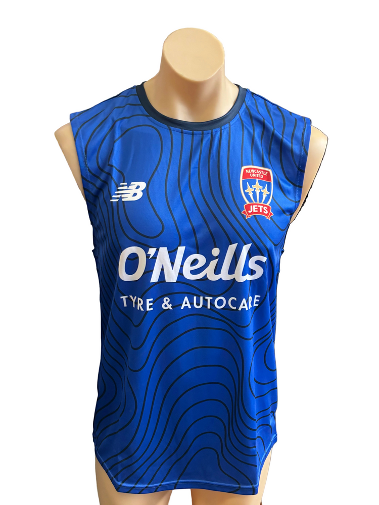 NEWCASTLE JETS FC 25/26 TRAINING SINGLET - MENS