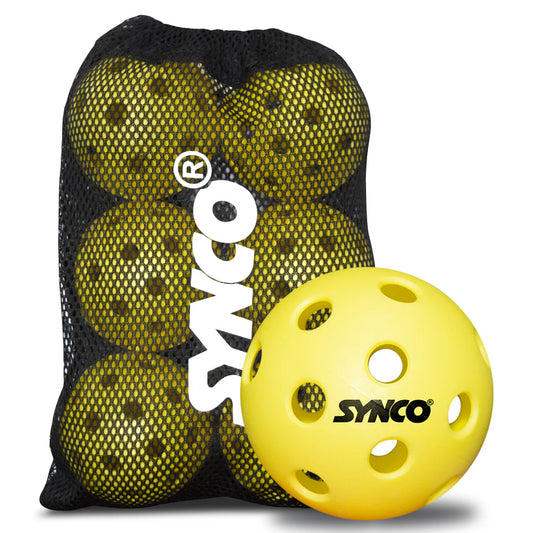 PICKLEBALL INDOOR BALLS 6 PACK