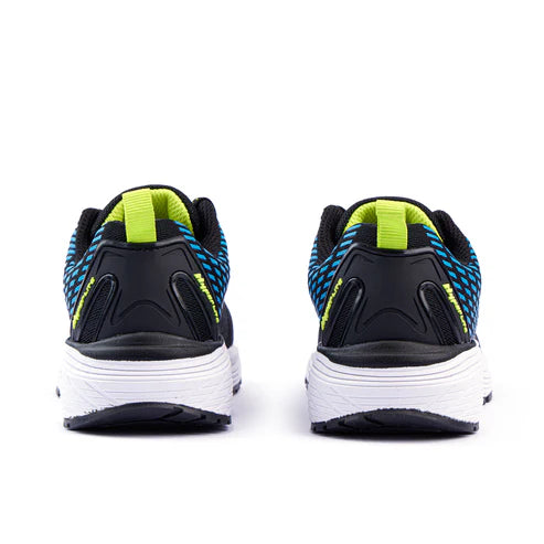 SFIDA Monsoon Boys Running Shoe Black/Blue/Lime