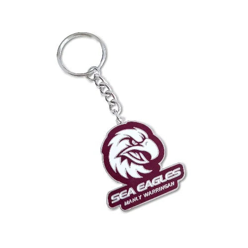 MANLY SEA EAGLES LOGO KEYRING