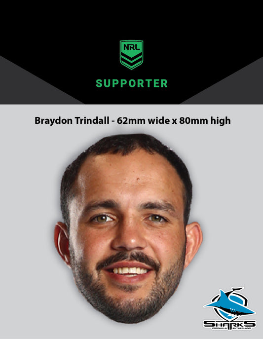 SHARKS BRAYDEN TRINDALL STICKER