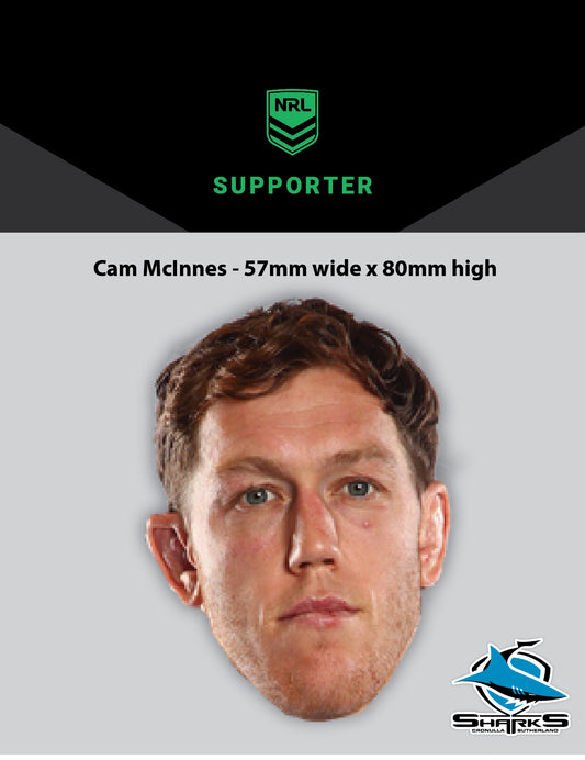 SHARKS CAM MCINNES STICKER