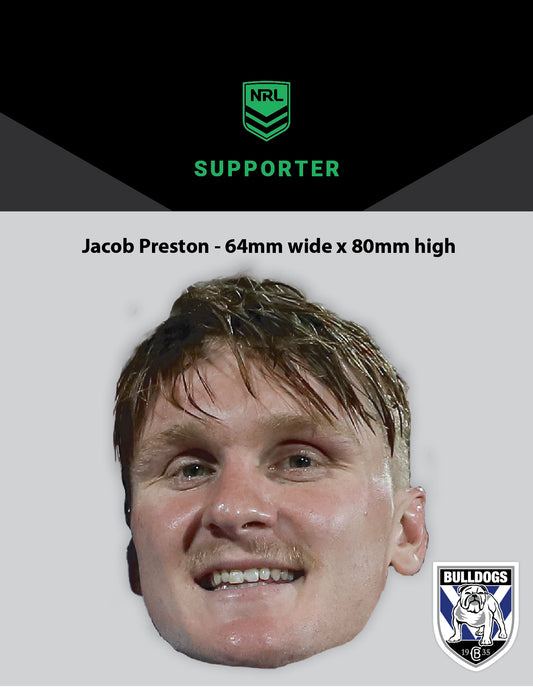 BULLDOGS JACOB PRESTON STICKER