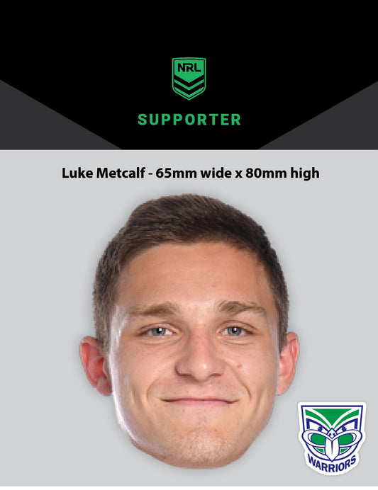 WARRIORS LUKE METCALF STICKER