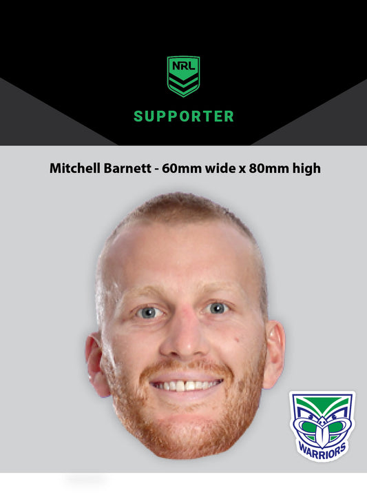 WARRIORS MITCHELL BARNETT STICKER