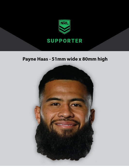 BRONCOS PAYNE HAAS STICKER