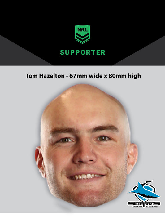 SHARKS TOM HAZELTON STICKER