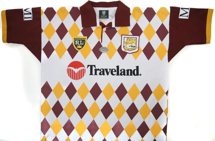 NRL RETRO BRONCOS JERSEY 1995