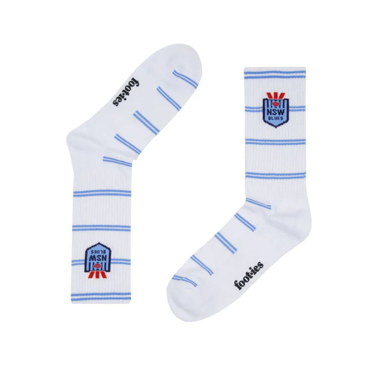 BLUES ALL OVER STRIPE SNEAKER SOCK 2 PACK